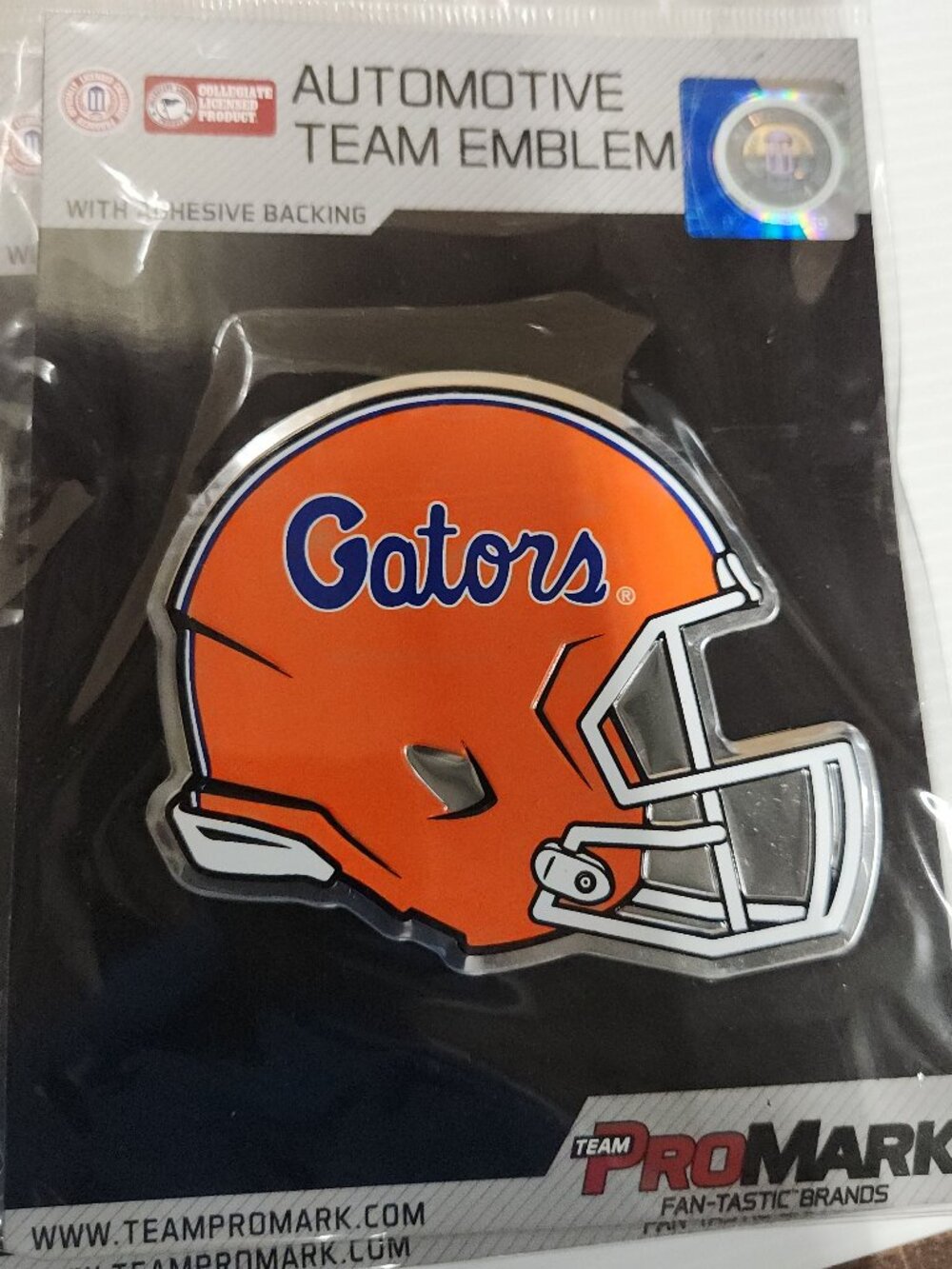 3pk Promark Florida Gators Automotive Team Emblem Decal Set Orange Helmet 143